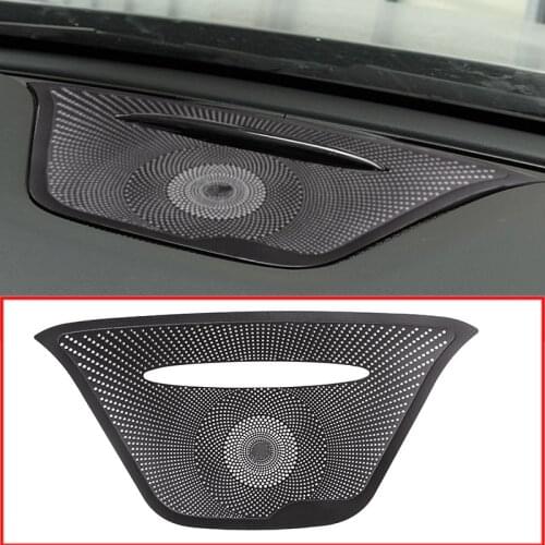 Car Audio Speaker for Mercedes Benz A Class GLA X156 CLA C117 Dashboard Loudspeaker Interior Stickers Cover Trim Car Accessories