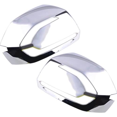 2Pcs Car ABS Chrome Side Door Rearview Mirror Cover Trim Accessories Fit for Hyundai Palisade 2020
