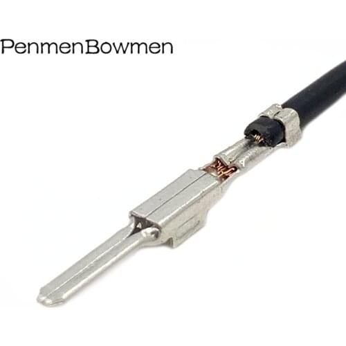 2.2MM Way Sumitomo Crimping Wire Terminal Auto Connector Metal Male Splice Pins With 18AWG Cable 7114-4021