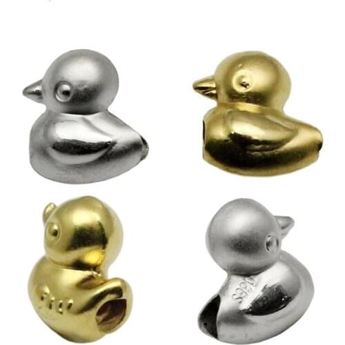 Beadsnice Sterling Silve European Beadsr Handmade Jewelry Bracelet Spacer Big Hole Beads Gift for Her Wholesale ID33994