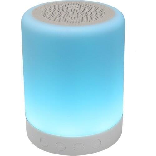 Portable Bluetooth Speaker Mini Outdoor BT Soundbar For Xiaomi Smartphone Smart Touch LED Lamp TF Usb Boombox For Camping Hiking
