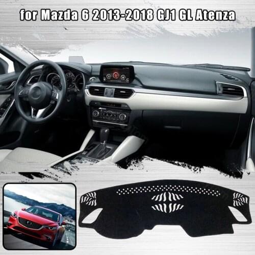 For Mazda 6 2013-2018 GJ1 GL Atenza Right and Left Hand Drive Car Dashboard Covers Mat Shade Cushion Pad Carpets Accessories