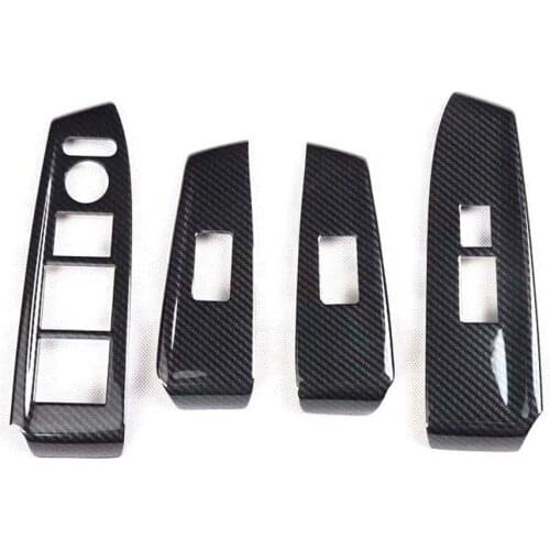 For Honda Accord 8th 2008-2013 Right Hand Drive Car Armrest Window Lift Switch Panel Stickers Car Styling Moldings