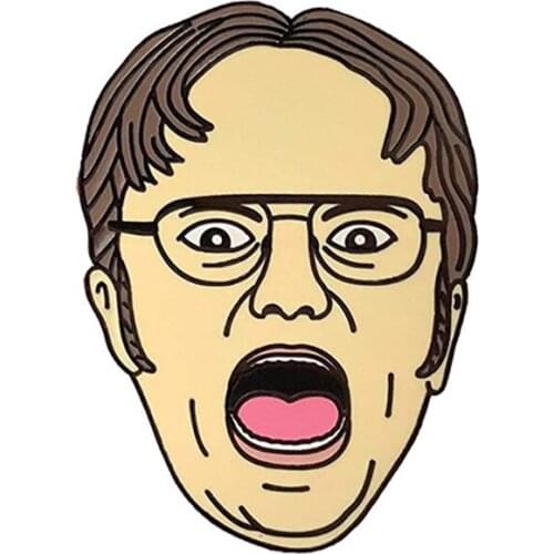 Dwight Schrute Rainn Wilson Enamel Lapel Pin