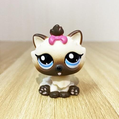 2020 New Rare Lps Pet Shop Toys Shorthair Cat Brown Great Dane Stand Action figure Collection Childrens Gifts toys
