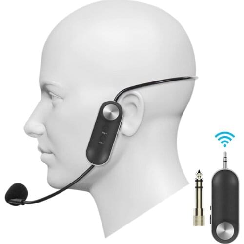 GAW-088 Professional UHF Wireless Headset Headworn Microphone for Voice Amplifiers