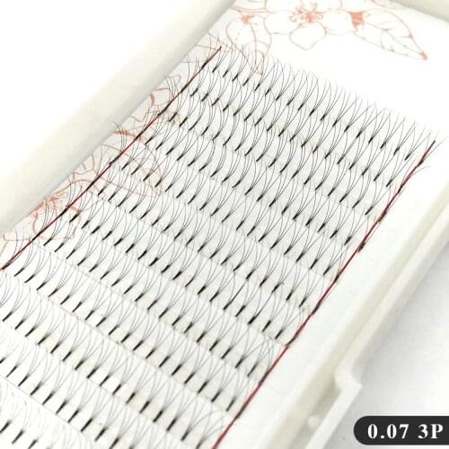 3P C Curl 8 9 10 11 12 13 mm Individual Eyelashes Faux Mink Eyelashes Extension Artificial False False Eyelashes Lash Extension