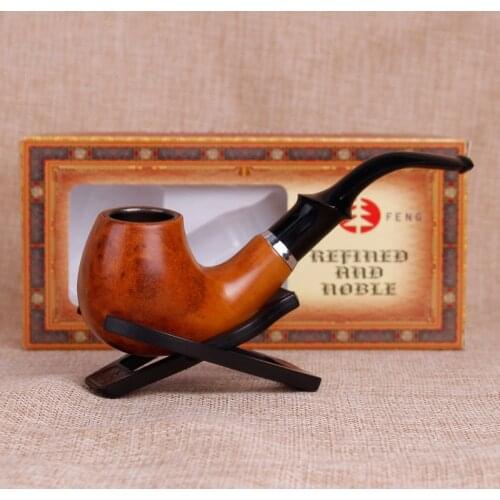 Classic Resin Pipe Chimney Filter Smoking Pipes Portable Herb Tobacco Pipe Cigar Narguile Grinder Smoke Cigarette Holder