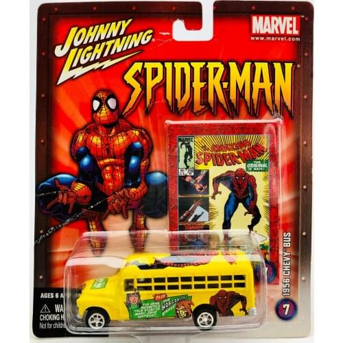 Johnny Lightning 1:64 CHEVY BUS Diecast Collection of Simulation Alloy Car Model Children Toys