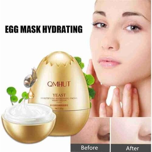 30/35g Egg Shape Face Mask Cream Firming Skin Shrinking Revitalizing Moisturizing Whitening Sleeping Pores Face Beauty Mask