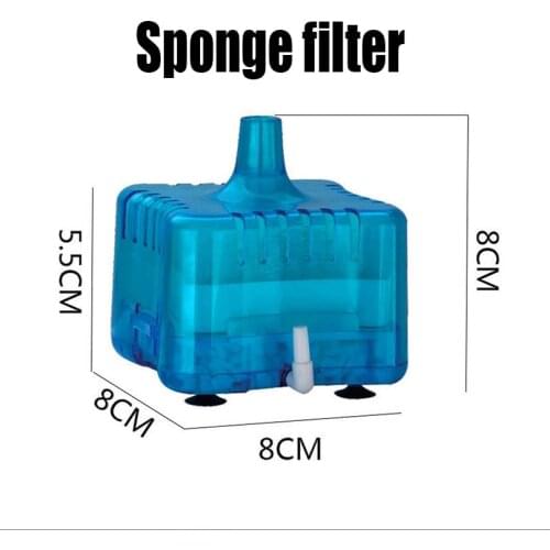 Mini Fish Tank Sponge Filter Fish Tank Air Pump Water Aquarium Decorations Water Goblin Biochemistry Filtre