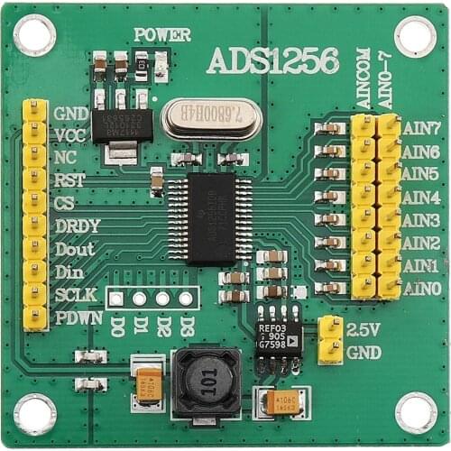1pcs ADS1256 Module 24 Bit 8-channel ADC AD Module High-precision ADC Data Acquisition Card