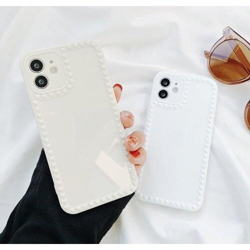 Soft Candy Case For iPhone 12 Pro Max mini 11 Pro case Camera protect cute heart Cover For iPhone SE 2020 XS Max XR 6 7 8 Plus