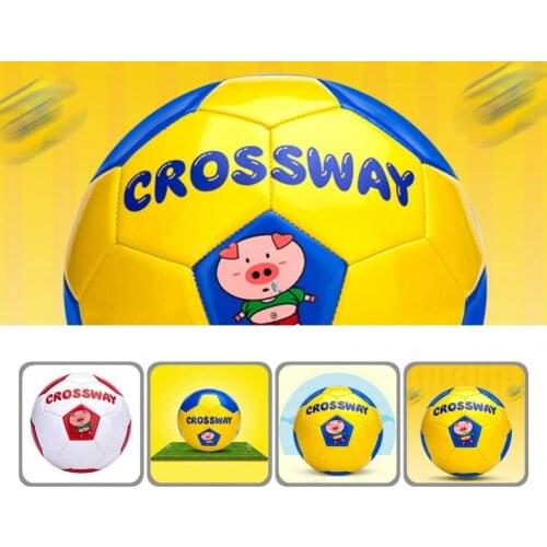 Inflatable Practical No.4 Kids Soft Sports Football Pig Pattern Training Football Fine Workmanship Sporting Goods