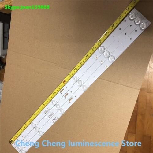 New 15 PCS/lot 6LED(6V) 577MM LED Backlight strip for LE-8822A SJHLD3200601 SJ.HL.D3200601-2835BS-F 1.14FD320005