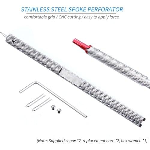 Bicycle Spoke Perforator For Mountain Road Folding Bike Wheel Repair Tools Kit Spoke Cap Punch Bike Accessories