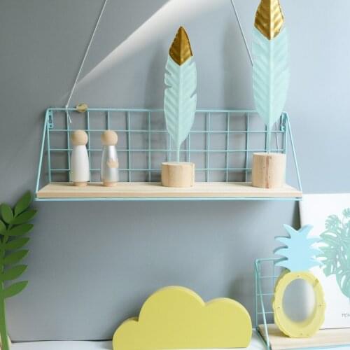 Wrought Iron Hanging Basket, Simple-style Wall Storage Basket Iron Mesh Storage Rack Shelf Non-folding Rack Paper Box Packaging