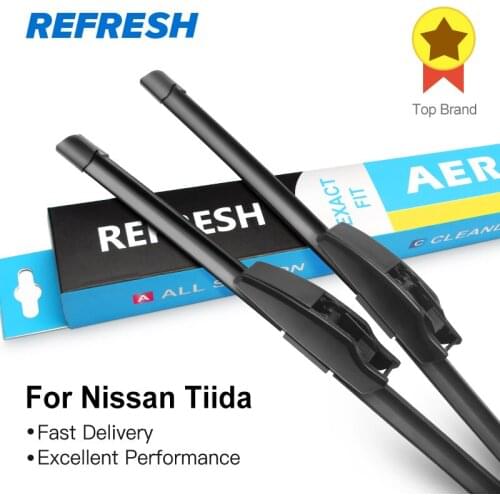 REFRESH Wiper Blades for Nissan Tiida C11/ C13 Fit Hook Arms Model Year From 2004 to 2018
