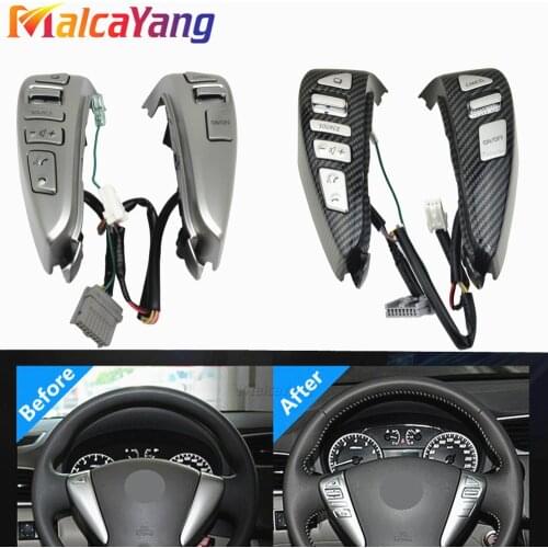 STEERING WHEEL CRUISE CONTROL BLUETOOTH SWITCH WITH CABLE for NISSAN TIIDA SENTRA SUNNY Livina ALMERA CUBE VERSA NOTE
