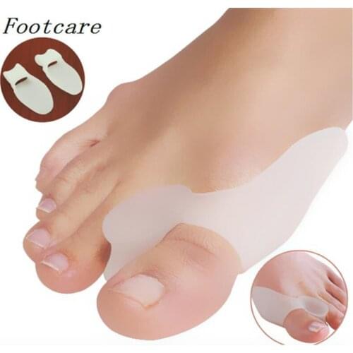 Silicone Insoles Shoe Pads Toes Separator Bunion Bone Adjuster Toes Outer Appliance Foot Pads Hallux Valgus Corrector Insert