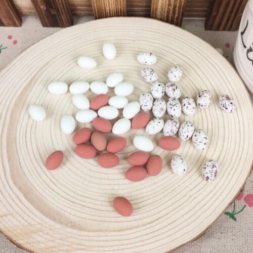 Mixed 3 Styles Kawaii DIY Miniature Eggs Resin Scrapbooking Accessoires Embellishment Decoration Crafts Making:8*12MM