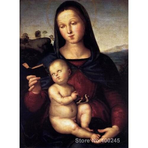Solly Madonna by Raphael sanzio paintings For sale Home Decor Hand painted High quality