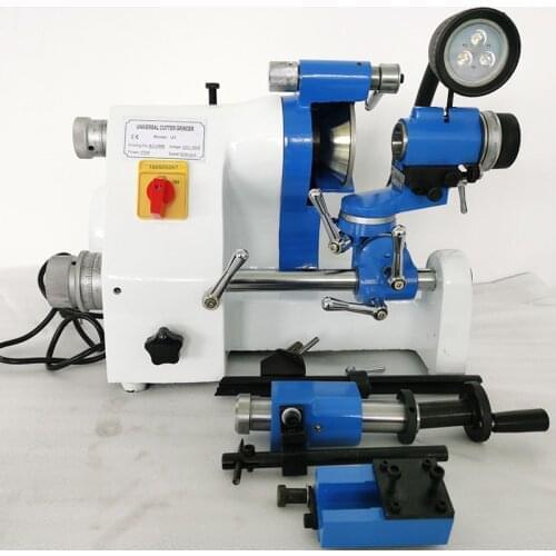 U3 R8 Collets Universal End Mill Cutter Grinder Drill Sharpener Sharpening Machine CE 220V Power Grinding Machine Tools