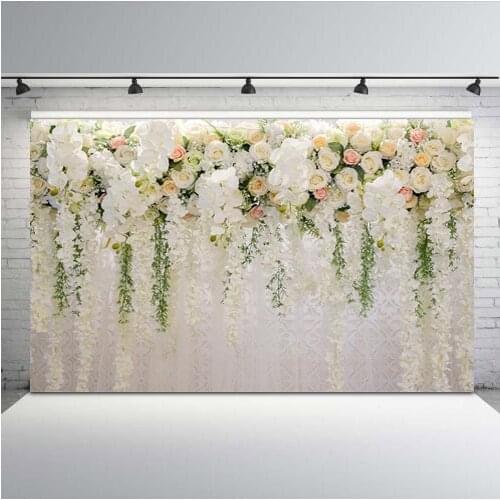 5x7ft Vinyl Wedding floral Backdrop party paper flower Photography backdrops Studio Photo backgrounds for photo photographers