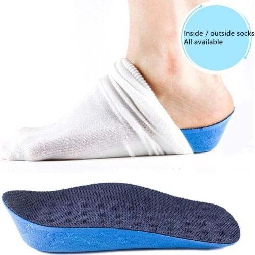 1 Pair Pu Invisible Within Increase Insole Men And Women Socks Within Increase Cushion Orthotic Orthotic Insole Plantar Care