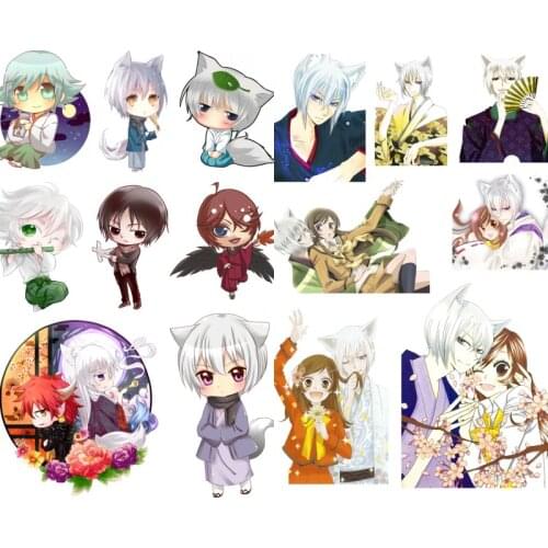 1pcs Cute Anime Kamisama Love Cartoon Tomoe Pattern Suitcase Sticker Cosplay Prop Travel Luggage Decor Decals for Women Men