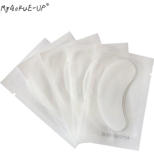 100pairs/lot Eyelashes Paper Patches Under Gel Eye Pads Grafted Eyelashes Eyelash Extension Makeup Tools