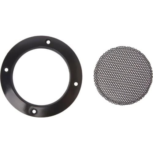 2PCS 2 Inch Black Car Speaker Grill Mesh Enclosure Net Protective Cover Speaker 746D