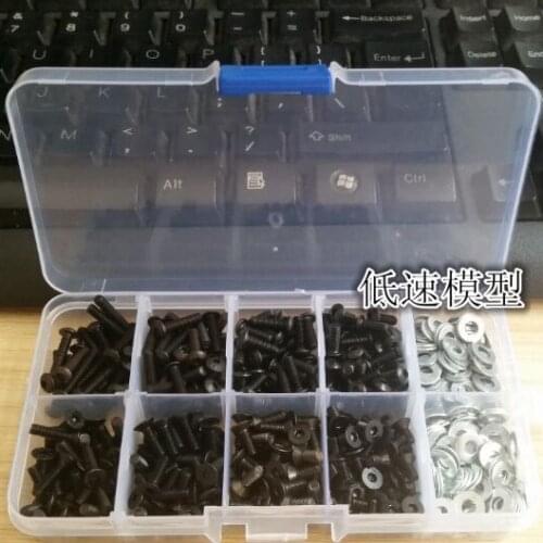 340pc or 170pc Hex Socket M3 screws high strength box HSP 94123 94111 94122 all applicable gasket Upgrade version