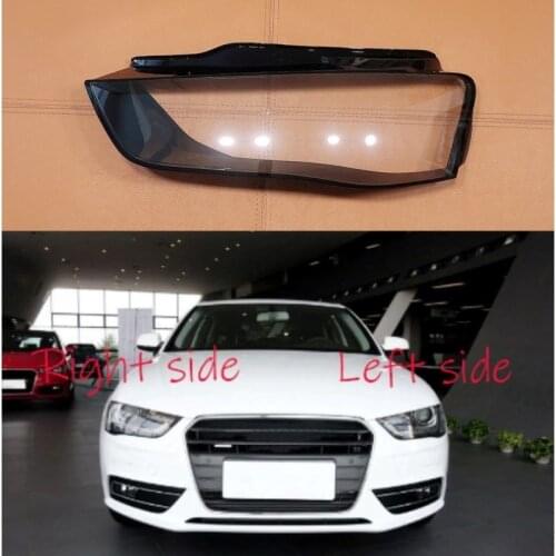 Car Headlight Lens For Audi A4 B8 2013 2014 2015 Car Headlight Headlamp Lens Auto Shell Cover