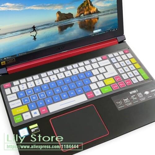 For 15.6" Acer Nitro 5 Gaming Laptop AN515-43 AN515-54 AN715-51 AN515 43 54 AN 515 43 Laptop Keyboard Cover skin Protector