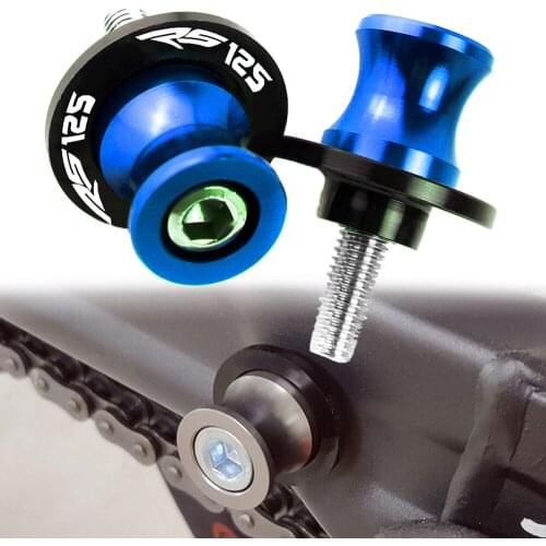 Motorcycle Swingarm Slider Spools 8mm/10mm Stand Screws Cover FOR APRILIA RS125 RS 125 1996 1997 1998 1999 2000 2001 2002-2010