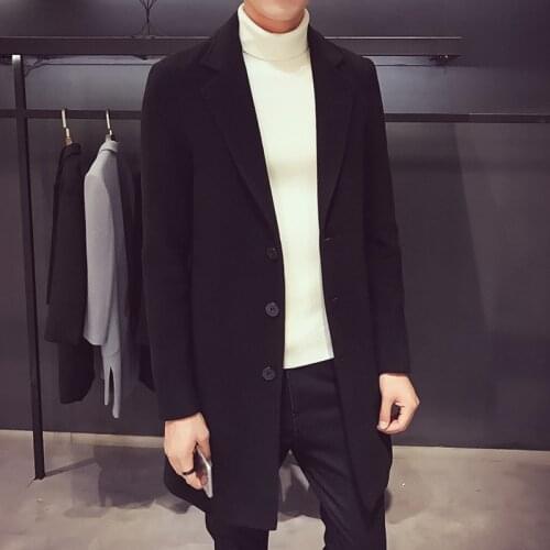 EASY GARMENT Men's Trench Coats