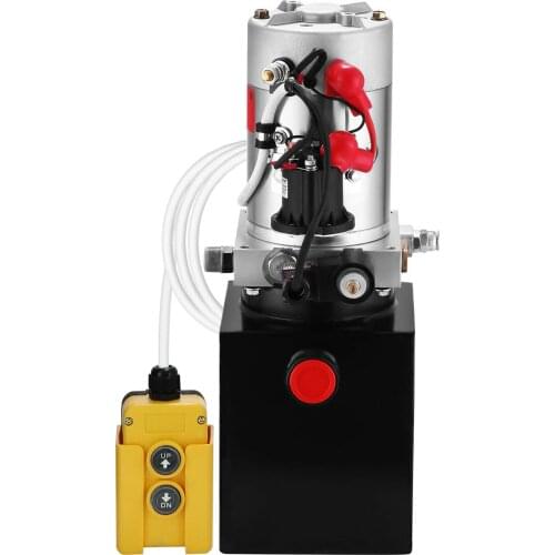 12V Hydraulic Pump Dump Truck Hydraulic Pump Hydraulic Power Unit 4 Quart Hydraulic Pump Dump Trailer