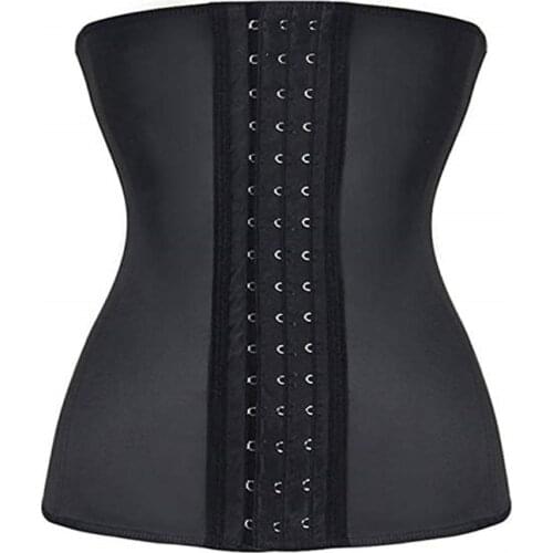 XXS- 8XL Plus Size Waist Trainer Slimming Belt 4 Steel bone Latex Waist Cincher Corset Colombian Gird Body Shaper Cincher Corset