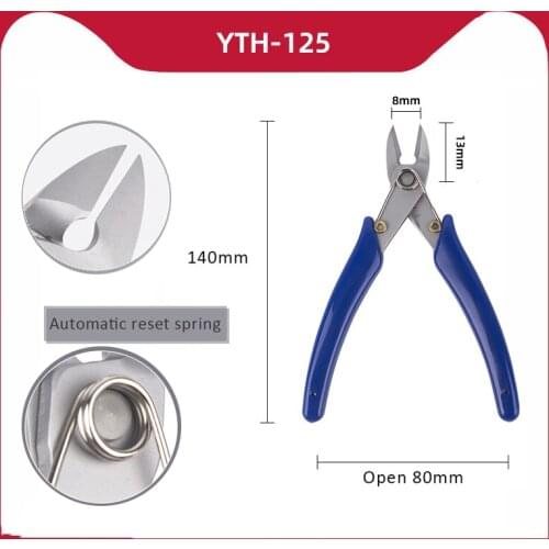 Mini Diagonal Plier Trimmer Universal Wire Cutters Side Snips Flush Steel Nipper Clamp DIY Small Jewelry Pliers Tools