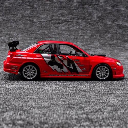 1:24 Subaru Impreza Performance Racing Alloy Car Model Diecasts Simulation Car Model Decoration Collection Toys For Kids Gifts