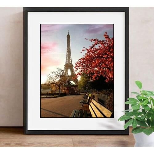 Nabi Landscapes Diamond Painting Embroidery Full Computation Diamond Mosaic Paris Pictures Of Rhinestones Cross Stitch Kit