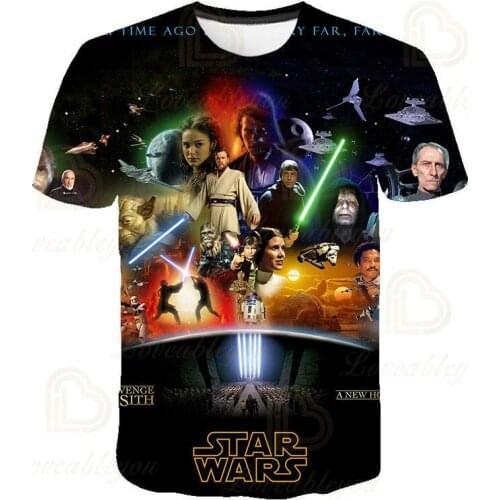 New Hot Sale 3D Print Kids T Shirt Wars T-shirt Men Women Children Fashion Tops Boy Girl Kids Casual Cool Tees