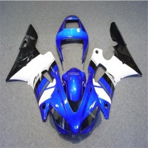 Motorcycle In Full Fairings For Yamaha YZF1000 R1 1998 1999 R1 98 99 ABS Plastic Cowlings - Blue white black