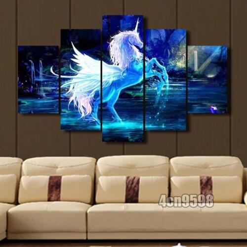 HUGE MODERN ABSTRACT WALL DECOR ART OIL PAINTING ON CANVAS NO FRAMED HD PRINT HOME DECORATION