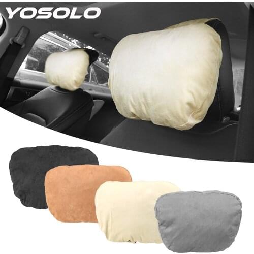 LEEPEE Head Neck Support Car Neck Pillow Car-styling Soft Breathable Car Headrest Car Pillow