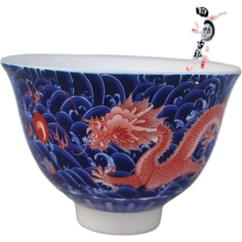 Antique porcelain bowl made in Qianlong of Qing Dynasty