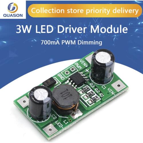 3W 5-35V LED Driver 700mA PWM Dimming DC to DC Step-down Constant Current
