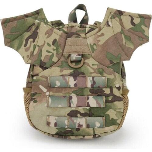 Tactical camouflage bag for kids Nylon demon Wing backpack for kids girls