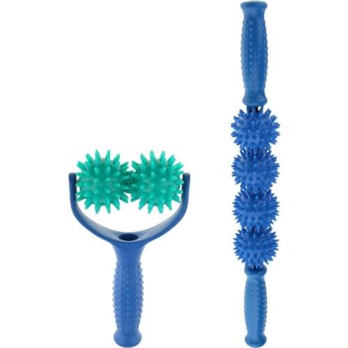 Trigger Point Massage Ball & Neck Back Foot Full Body Roller Massager Stick